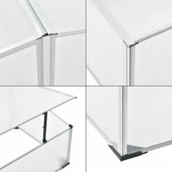 NOVA Greenhouse De Balcon Pour Plantes 120x100x30 / 40 Cm Toit Avec Ouverture Papillon -France Serre de jardin Soldes 2022 58597505 4