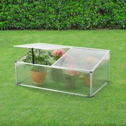 NOVA Greenhouse De Balcon / Terrasse Pour Palet 60x100x30 / 40 Cm Toit Divisé Et Ouvert -France Serre de jardin Soldes 2022 58598593 4