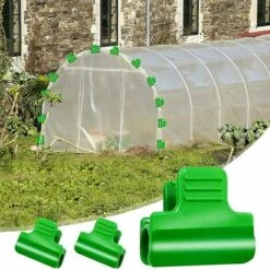 LTS FAFA 10 Pièces 11mm/16mm Clip De Film Plastique Accessoires De Serre Fournitures De Jardinage