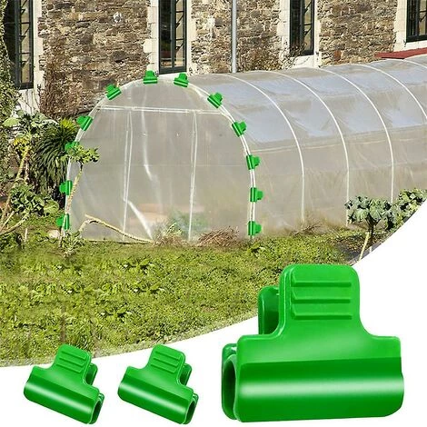 LTS FAFA 10 Pièces 11mm/16mm Clip De Film Plastique Accessoires De Serre Fournitures De Jardinage 3 LTS FAFA 10 Pièces 11mm/16mm Clip De Film Plastique Accessoires De Serre Fournitures De Jardinage