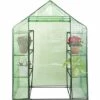 RELAX4LIFE Serre De Jardin Solide En PE Vert Avec Étagères En Maille De Fer Et Bâche Pour Serre Imperméable, Facile à Assembler, 143 X 73 X 195 Cm(143x73x195cm, Vert) 1 RELAX4LIFE Serre De Jardin Solide En PE Vert Avec Étagères En Maille De Fer Et Bâche Pour Serre Imperméable, Facile à Assembler, 143 X 73 X 195 Cm(143x73x195cm, Vert) -France Serre de jardin Soldes 2022 60464617 1