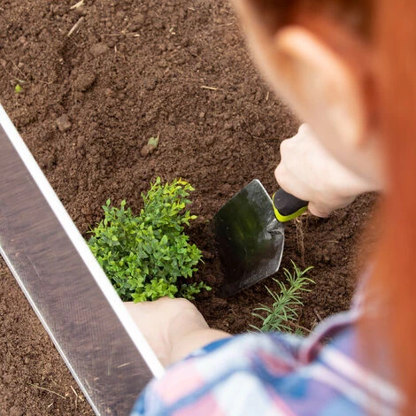 Relaxdays Serre En Aluminium, Jardin, Pour Jeunes Plants, HxLxP : 40x100x60cm, Perméable Aux UVs, Potager, Transparent 6 Relaxdays Serre En Aluminium, Jardin, Pour Jeunes Plants, HxLxP : 40x100x60cm, Perméable Aux UVs, Potager, Transparent – Image 4