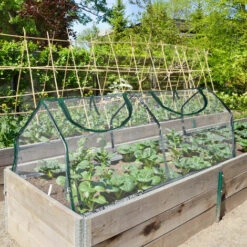 Relaxdays Serre De Jardin, Avec 2 Fenêtres, Toit Pointu, Abri En PVC,HLP : 60 x 120 x 60 cm, Transparent -France Serre de jardin Soldes 2022 61313956 3