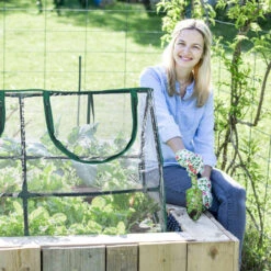 Relaxdays Serre De Jardin, Avec 2 Fenêtres, Toit Pointu, Abri En PVC,HLP : 60 x 120 x 60 cm, Transparent -France Serre de jardin Soldes 2022 61313956 4