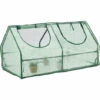 Relaxdays Serre De Jardin, Avec 2 Fenêtres, Toit Pointu, Abri En PE,HLP : 60 x 120 x 60 cm, Vert Foncé -France Serre de jardin Soldes 2022 61313977 1