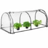 Relaxdays Serre De Jardin, HxLxP : 71x189x78 Cm, Large Porte, Tunnel Serre, Culture, Mini Serre, PVC, Transparente -France Serre de jardin Soldes 2022 61314017 1