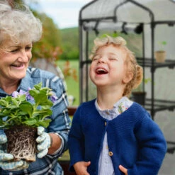Relaxdays Serre De Balcon, 5 étagères, Structure En Acier Et Bâche En PVC, HLP : 193 X 58 X 36 Cm, Transparent/noir -France Serre de jardin Soldes 2022 61314130 4