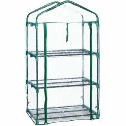 Relaxdays Serre De Balcon, Métal Et PVC, Taille Compacte, Avec Bâche, HxLxP : 127 X 69 X 49 cm, Verte/transparente 8 Relaxdays Serre De Balcon, Métal Et PVC, Taille Compacte, Avec Bâche, HxLxP : 127 X 69 X 49 cm, Verte/transparente -France Serre de jardin Soldes 2022 61314286 2