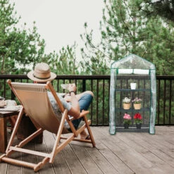 Relaxdays Serre De Balcon, Métal Et PE, 3 Niveaux, Avec Bâche, H X L X P : 127 X 69 X 49 cm, Vert/blanc 9 Relaxdays Serre De Balcon, Métal Et PE, 3 Niveaux, Avec Bâche, H X L X P : 127 X 69 X 49 cm, Vert/blanc -France Serre de jardin Soldes 2022 61314337 3