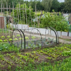 Relaxdays Serre De Jardin, Tunnel Plantations, H X L X P : 50 X 130 X 60 Cm, Tunnel Avec Porte, PVC, Transparent/noir -France Serre de jardin Soldes 2022 61347057 3