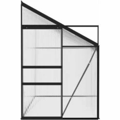 FIMEI Serre Anthracite Aluminium 6,23 M³ 10 FIMEI Serre Anthracite Aluminium 6,23 M³ -France Serre de jardin Soldes 2022 61382331 4