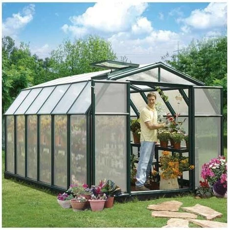 CANOPIA Serre De Jardin En Polycarbonate Rion Hobby Gardener 10,38 M², Ancrage Au Sol Oui 3 CANOPIA Serre De Jardin En Polycarbonate Rion Hobby Gardener 10,38 M², Ancrage Au Sol Oui