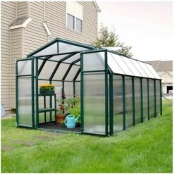 CANOPIA Serre De Jardin En Polycarbonate Rion Hobby Gardener 10,38 M², Ancrage Au Sol Oui 9 CANOPIA Serre De Jardin En Polycarbonate Rion Hobby Gardener 10,38 M², Ancrage Au Sol Oui -France Serre de jardin Soldes 2022 6296132 3