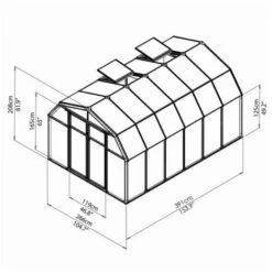 CANOPIA Serre De Jardin En Polycarbonate Rion Hobby Gardener 10,38 M², Ancrage Au Sol Oui 10 CANOPIA Serre De Jardin En Polycarbonate Rion Hobby Gardener 10,38 M², Ancrage Au Sol Oui -France Serre de jardin Soldes 2022 6296132 4