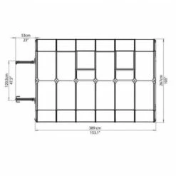 CANOPIA Serre De Jardin En Polycarbonate Rion Grand Gardener 10,38 M², Ancrage Au Sol Oui 9 CANOPIA Serre De Jardin En Polycarbonate Rion Grand Gardener 10,38 M², Ancrage Au Sol Oui -France Serre de jardin Soldes 2022 6305210 4