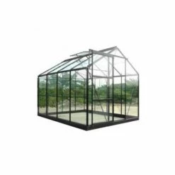 CHALET & JARDIN Serre De Jardin En Verre Trempé SEKURIT 4 Mm + Base - 5,8 M²