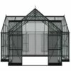 HALLS Serre De Jardin Garden Room Verre Trempé 12.90m², Couleur Noir, Base Sans Base - Noir