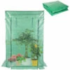 EINFEBEN Tissu En Maille PE Pour Serre De Jardin Balcon Terrasse Serre Pour Tomates Acier PVC Imperméable Anti-UV Transparent 100*50*150CM Vert - Vert -France Serre de jardin Soldes 2022 63579550 1