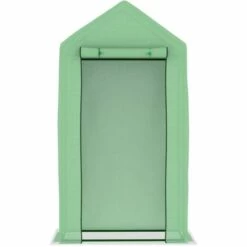 SUPERMARKET Serre Avec Cadre En Acier 0,5 M² 1x0,5x1,9 M -France Serre de jardin Soldes 2022 63665034 4