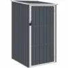 SUPERMARKET Abri De Jardin Anthracite 87x98x159 Cm Acier Galvanisé -France Serre de jardin Soldes 2022 63675786 1
