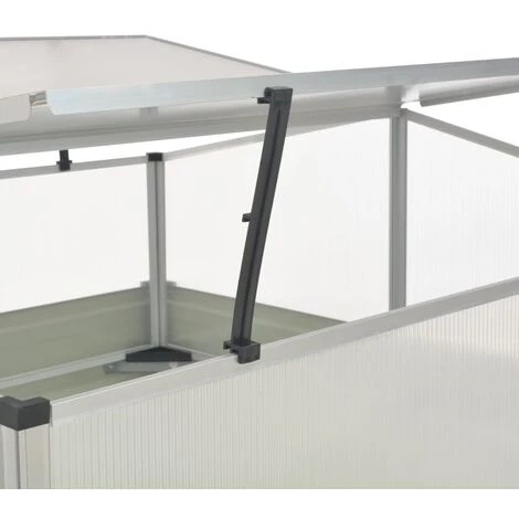 SUPERMARKET Serre Marron 100 X 100 X 85 Cm Acier Galvanisé 7 SUPERMARKET Serre Marron 100 X 100 X 85 Cm Acier Galvanisé – Image 5