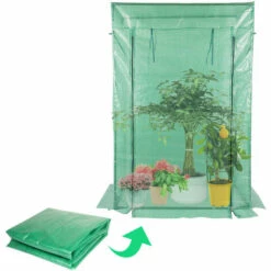 SWANEW Serre De Jardin PE Film Grillagé, Pour Jardin Et Balcon (100x50x150cm) - Vert 9 SWANEW Serre De Jardin PE Film Grillagé, Pour Jardin Et Balcon (100x50x150cm) - Vert -France Serre de jardin Soldes 2022 63735796 3