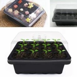 HKLFFJA Willkey Lot De 5 Bac à Semis, Mini Serre Pour Semis, Plateaux De Culture Avec Couvercle, Propagateur Jardin Pour Démarrage Et Croissance Semence, Germination Serre Durables - 60 Cellules 8 HKLFFJA Willkey Lot De 5 Bac à Semis, Mini Serre Pour Semis, Plateaux De Culture Avec Couvercle, Propagateur Jardin Pour Démarrage Et Croissance Semence, Germination Serre Durables - 60 Cellules -France Serre de jardin Soldes 2022 63868840 2