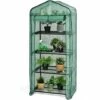 RELAX4LIFE Serre De Jardin à 4 Étagères Amovibles Avec Couverture PVC/PE, Cadre En Acier Film Plastique Résistant Avec Porte Enroulable Zippée(70x49x159cm, Vert) 2 RELAX4LIFE Serre De Jardin à 4 Étagères Amovibles Avec Couverture PVC/PE, Cadre En Acier Film Plastique Résistant Avec Porte Enroulable Zippée(70x49x159cm, Vert) -France Serre de jardin Soldes 2022 64129870 1