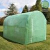 MONSTER SHOP Serre De Jardin Polytunnel Fenêtres Portes Galvanisés Couverture En PE Cadre En Métal Extérieur Plantes Diamètre 19mm | 3m X 2m - Vert -France Serre de jardin Soldes 2022 64572545 1
