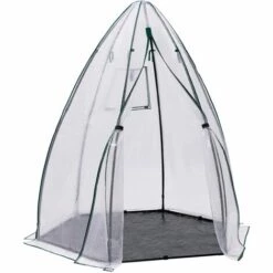 IDMARKET Serre D'hivernage Dôme Bâche Bulle 160 X 160 X 180 CM Maxi Chaleur -France Serre de jardin Soldes 2022 65598732 4