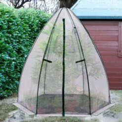 IDMARKET Serre D'hivernage Dôme Bâche Bulle 160 X 160 X 180 CM Maxi Chaleur -France Serre de jardin Soldes 2022 65598732 5