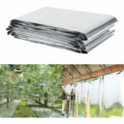 YD 210 * 155cm Silver Plant Film Réfléchissant Garden Greenhouse Grow Light Accessoires 10 YD 210 * 155cm Silver Plant Film Réfléchissant Garden Greenhouse Grow Light Accessoires -France Serre de jardin Soldes 2022 65834335 4