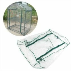 Mini Serre De Jardin, Serre Housse De Remplacement Couverture Plante De Jardin En PVC, Home Plante Serre Tente D'Extérieur 69 * 49 * 92cm.(Non Compris Le Support De Fer) 1 Pièce 13Treize -France Serre de jardin Soldes 2022 66359098 4