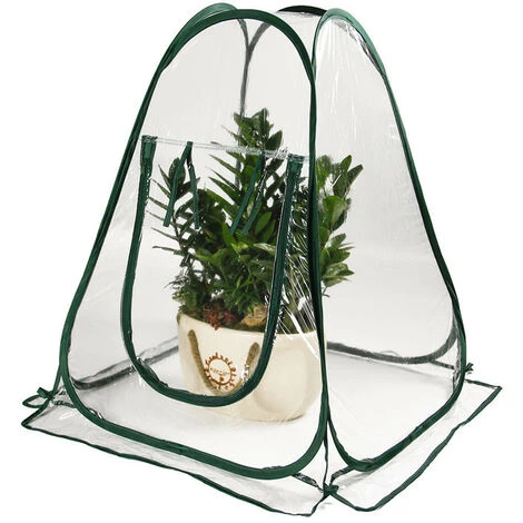Mini Pop Up Serre, Serre De Jardin Balcon, Mini-Tente De Serre, Serres De Culture En PVC De Intérieur Ou Extérieur, Tente Fleur Abri Pour Plantes De Jardin 70 X 70 X 80 Cm 1 Pièce 13Treize 6 Mini Pop Up Serre, Serre De Jardin Balcon, Mini-Tente De Serre, Serres De Culture En PVC De Intérieur Ou Extérieur, Tente Fleur Abri Pour Plantes De Jardin 70 X 70 X 80 Cm 1 Pièce 13Treize – Image 4