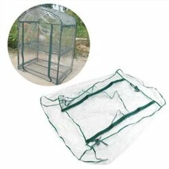 BEARSU Mini Serre De Croissance Jardin Portable 2 étages Couvercle PVC Abri Protection Chaud à Plantes Fleur Graines En Plein Air 69 * 49 * 92cm (Hors Support En Fer) 8 BEARSU Mini Serre De Croissance Jardin Portable 2 étages Couvercle PVC Abri Protection Chaud à Plantes Fleur Graines En Plein Air 69 * 49 * 92cm (Hors Support En Fer) -France Serre de jardin Soldes 2022 66817160 2