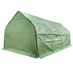 TECTAKE Serre Tunnel De Jardin 18 M² Avec 1 Bâche En Polyéthylène Vert - Vert -France Serre de jardin Soldes 2022 66849966 4
