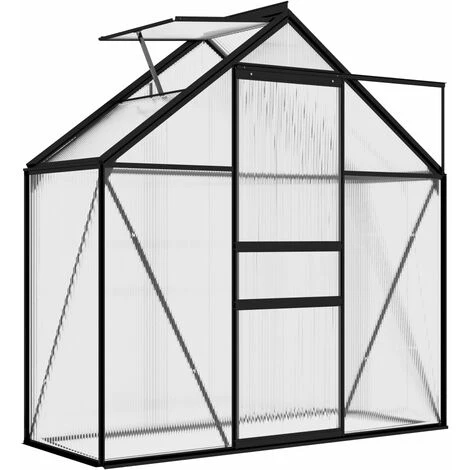 LES TENDANCES Serre Anthracite Aluminium 1,33 M² 7 LES TENDANCES Serre Anthracite Aluminium 1,33 M² – Image 5