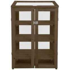 LES TENDANCES Esschert Design Serre S Marron -France Serre de jardin Soldes 2022 66898474 4