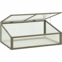 LES TENDANCES Serre 100x65x40 Cm Bois De Sapin 10 LES TENDANCES Serre 100x65x40 Cm Bois De Sapin -France Serre de jardin Soldes 2022 66898485 4