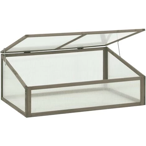 LES TENDANCES Serre 100x65x40 Cm Bois De Sapin 6 LES TENDANCES Serre 100x65x40 Cm Bois De Sapin – Image 4