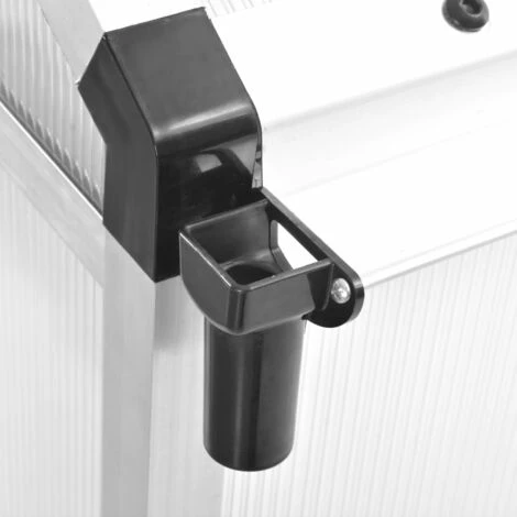 LES TENDANCES Serre Aluminium 362x190x195 Cm 13,41 M³ 4 LES TENDANCES Serre Aluminium 362x190x195 Cm 13,41 M³ – Image 2