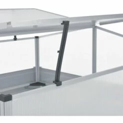 LES TENDANCES Serre Vert 100x100x77 Cm Acier Galvanisé -France Serre de jardin Soldes 2022 66916812 5