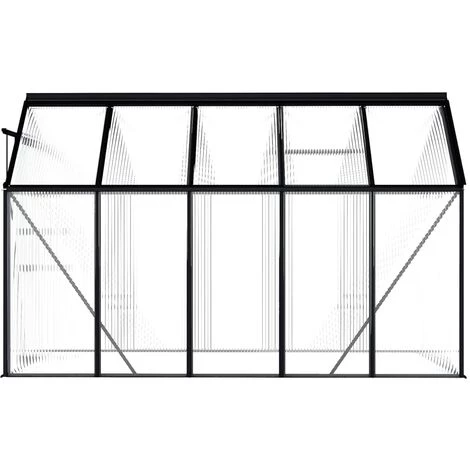 LES TENDANCES Serre Anthracite Aluminium 5,89 M² 6 LES TENDANCES Serre Anthracite Aluminium 5,89 M² – Image 4