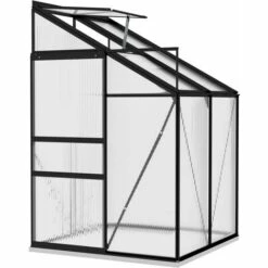 LES TENDANCES Serre Anthracite Aluminium 2,7 M³ 9 LES TENDANCES Serre Anthracite Aluminium 2,7 M³ -France Serre de jardin Soldes 2022 66923811 3
