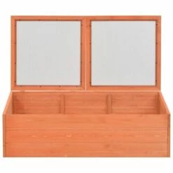 LES TENDANCES Serre Bois 100 X 50 X 34 Cm -France Serre de jardin Soldes 2022 66924173 5