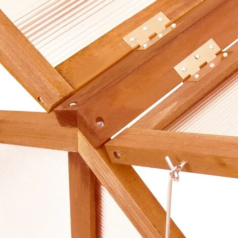 LES TENDANCES Serre Marron 114x80x50 Cm Bois De Sapin 7 LES TENDANCES Serre Marron 114x80x50 Cm Bois De Sapin – Image 5