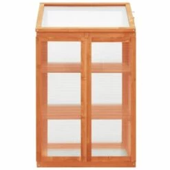 LES TENDANCES Serre 60x45x100 Cm Bois De Sapin -France Serre de jardin Soldes 2022 66924315 5