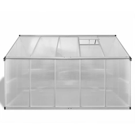 LES TENDANCES Serre Renforcée En Aluminium Avec Cadre De Base 7,55 M² 6 LES TENDANCES Serre Renforcée En Aluminium Avec Cadre De Base 7,55 M² – Image 4