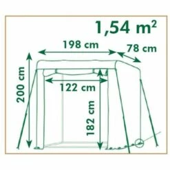LES TENDANCES Nature Serre à Tomates 198x78x200 Cm 8 LES TENDANCES Nature Serre à Tomates 198x78x200 Cm -France Serre de jardin Soldes 2022 66924950 3