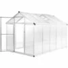 LES TENDANCES Serre Aluminium 302x190x195 Cm 11,19 M³